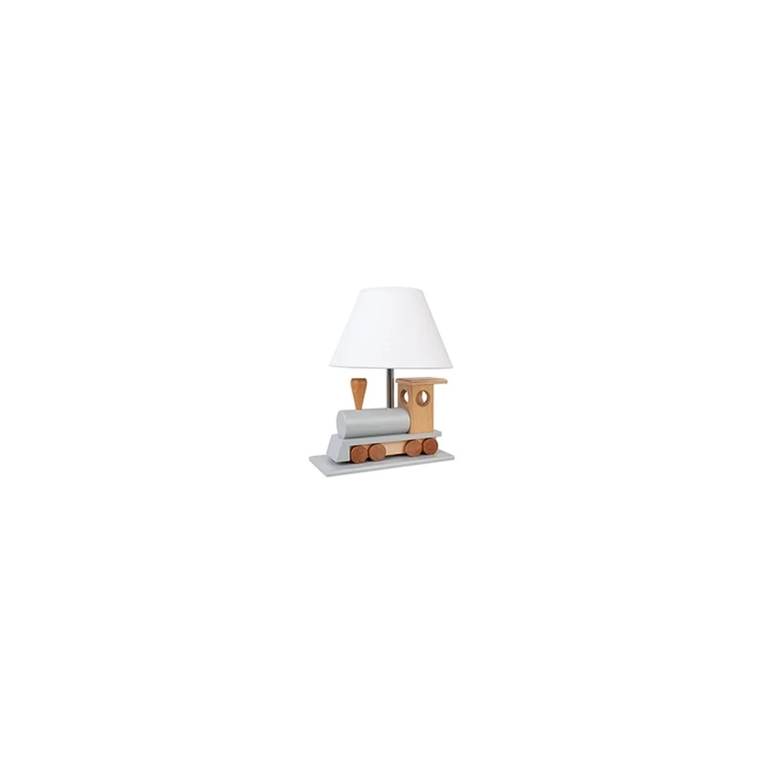 Lampa stołowa Lokomotywa szara — zdjęcie 2