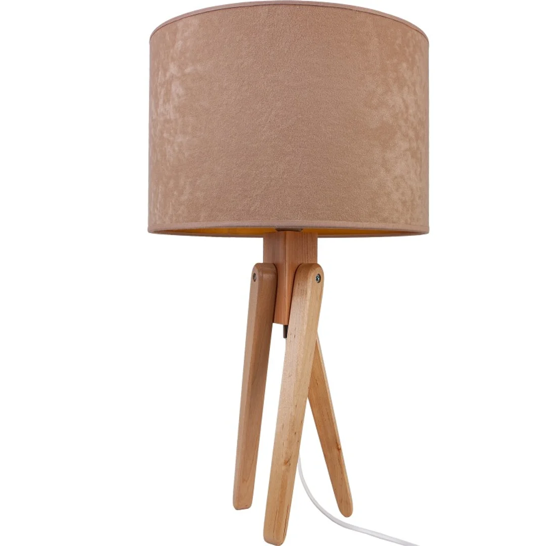 Lampa stołowa naturalny TRIVET beż — zdjęcie 3