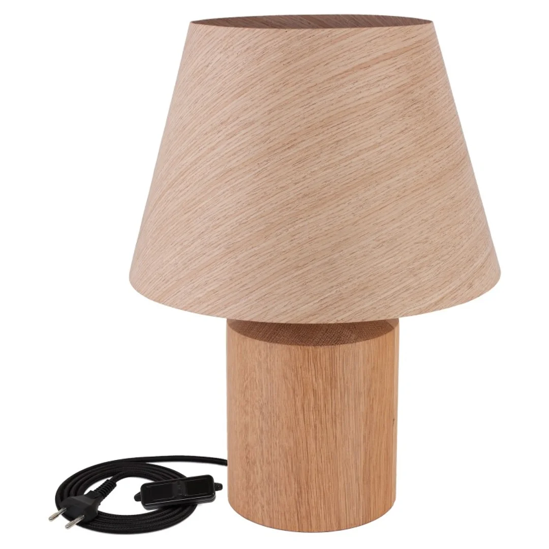 Lampa stołowa Odyn dąb — zdjęcie 4