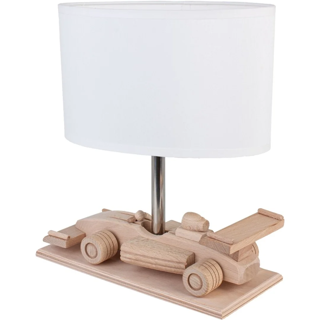 Lampa stołowa Wyścigówka biała — zdjęcie 2