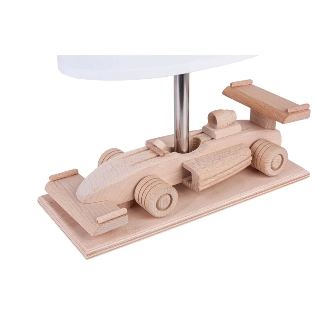 Lampa stołowa Wyścigówka biała — zdjęcie 4