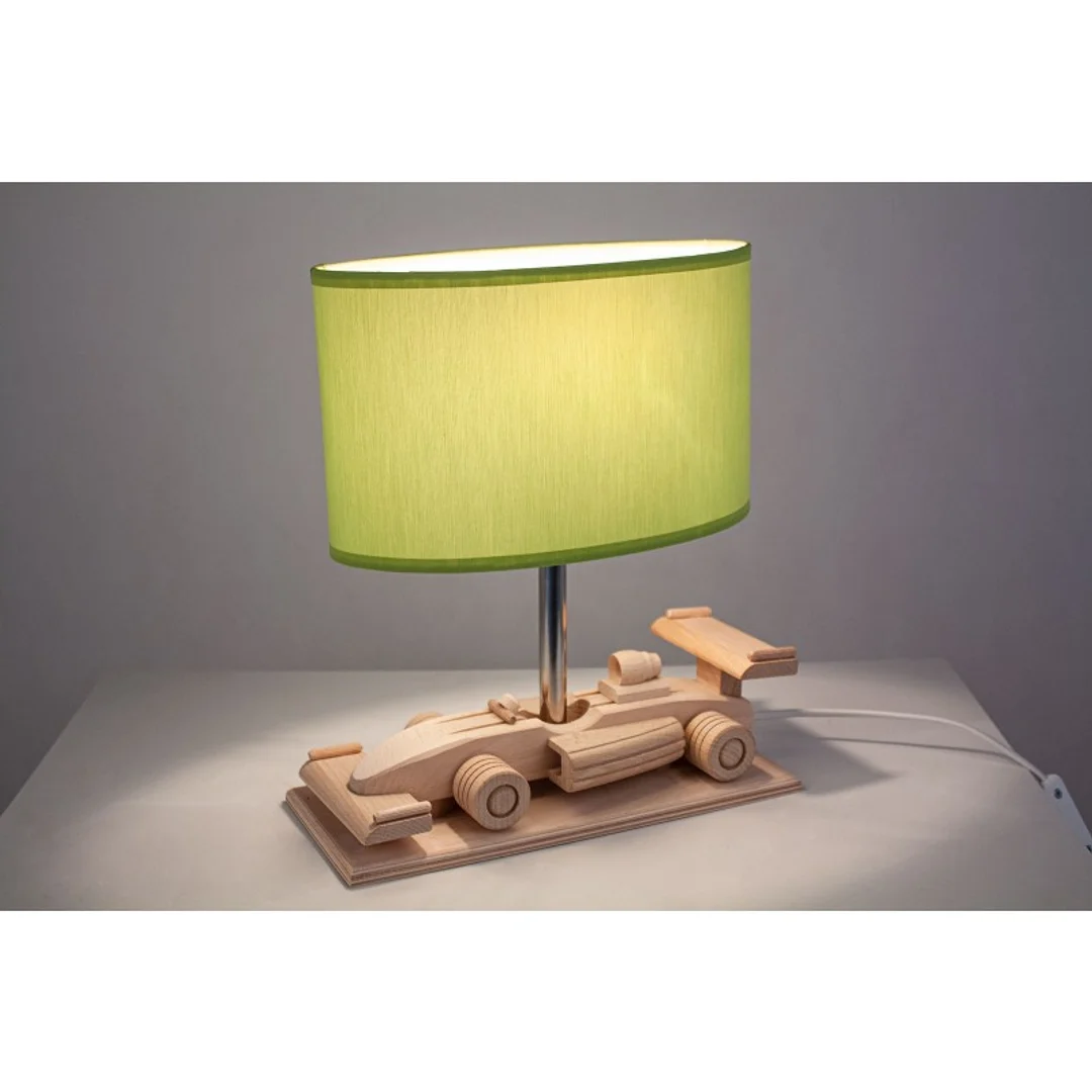 Lampa stołowa Wyścigówka zielona — zdjęcie 7