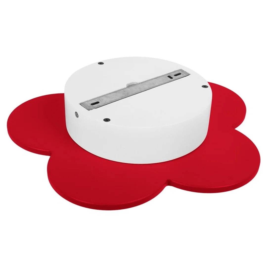 Lampa sufitowa plafon Fiore LED czerwony — zdjęcie 2