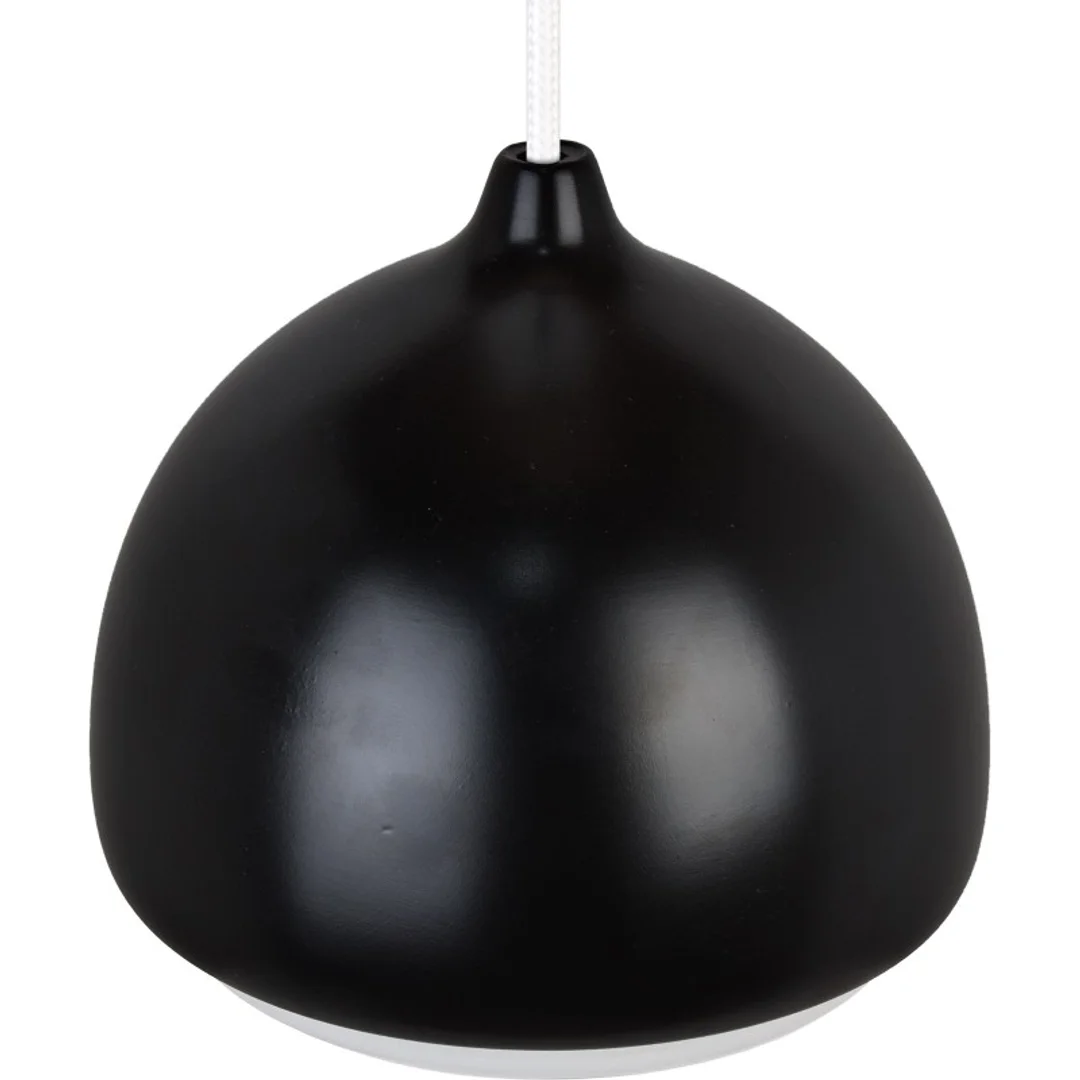 Lampa wisząca ACORN I czarna - biały przewód — zdjęcie 6