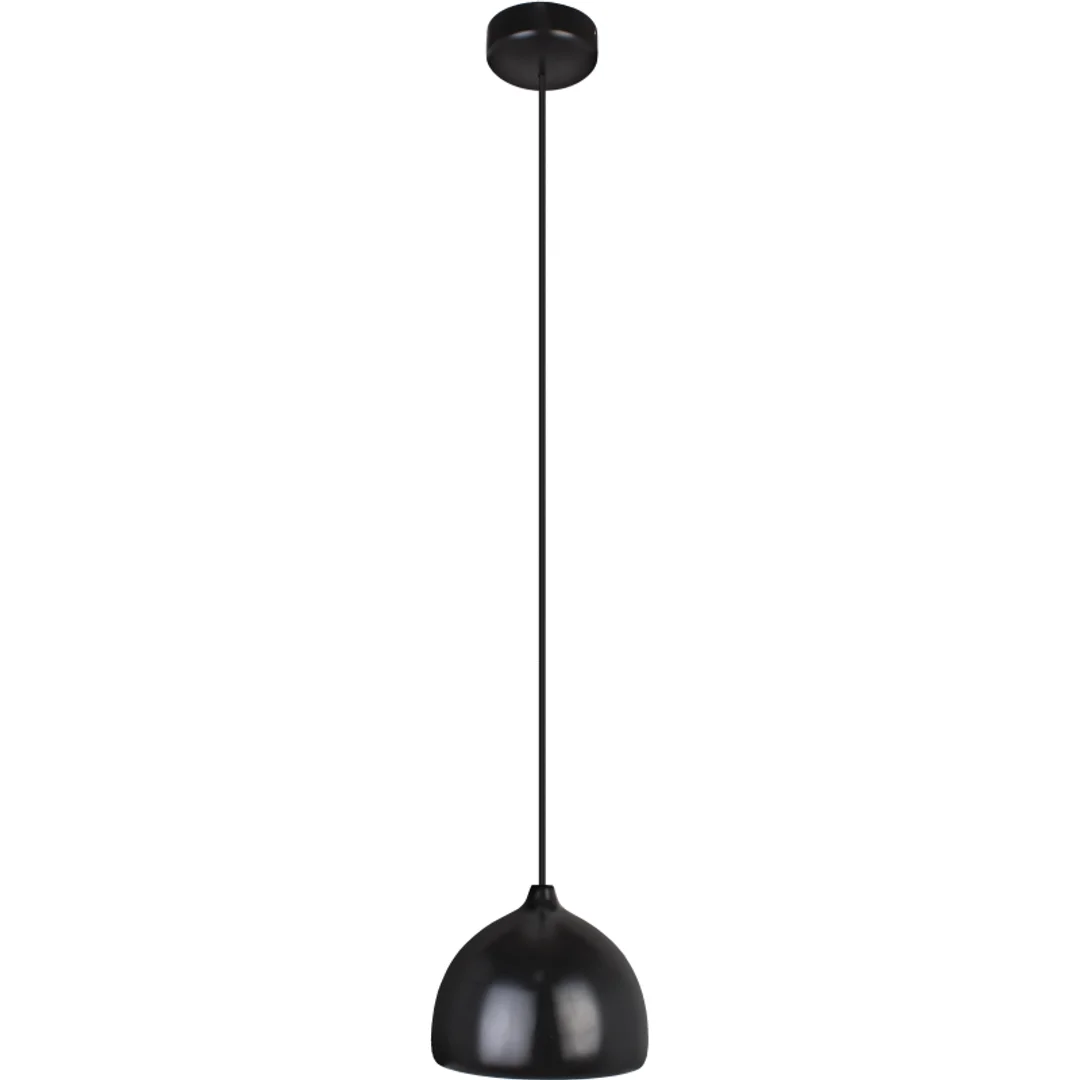 Lampa wisząca ACORN I czarna - czarny przewód — zdjęcie 4