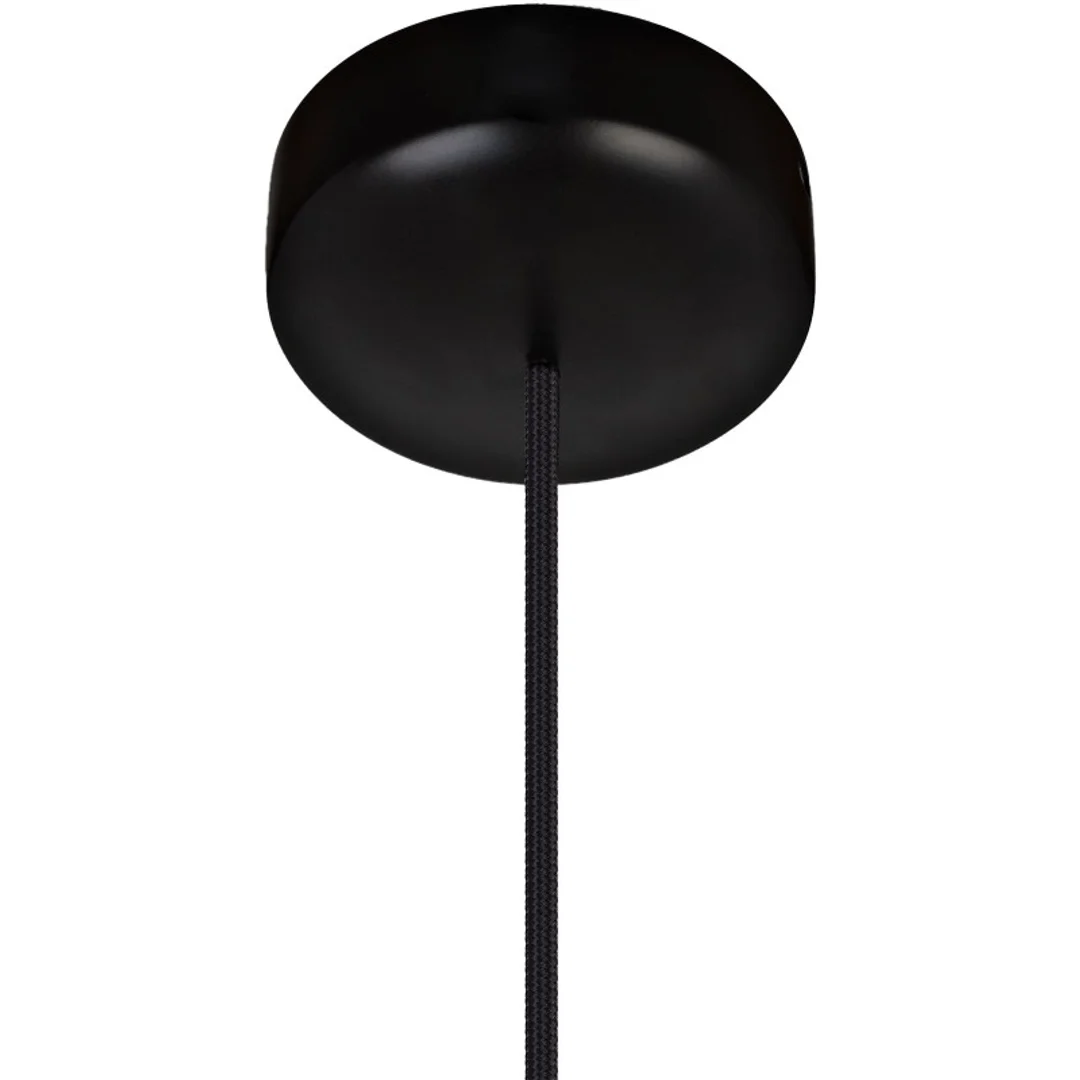 Lampa wisząca ACORN I czarna - czarny przewód — zdjęcie 6
