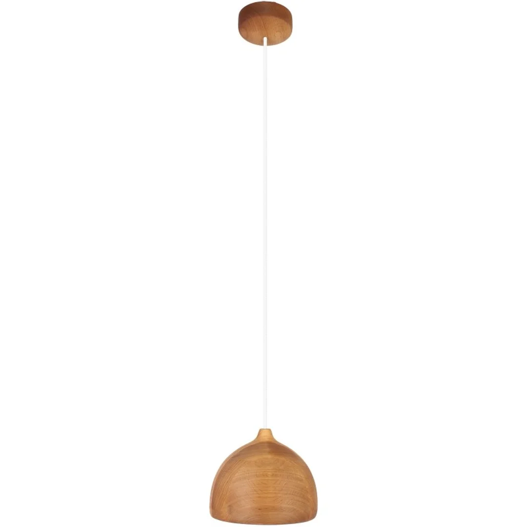 Lampa wisząca ACORN I olcha - biały przewód — zdjęcie 4
