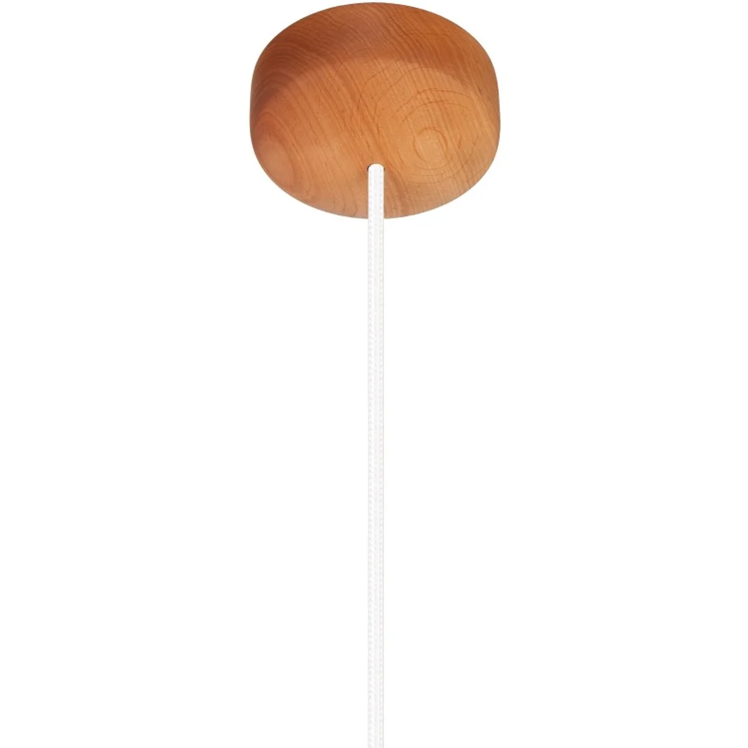 Lampa wisząca ACORN I olcha - biały przewód — zdjęcie 5