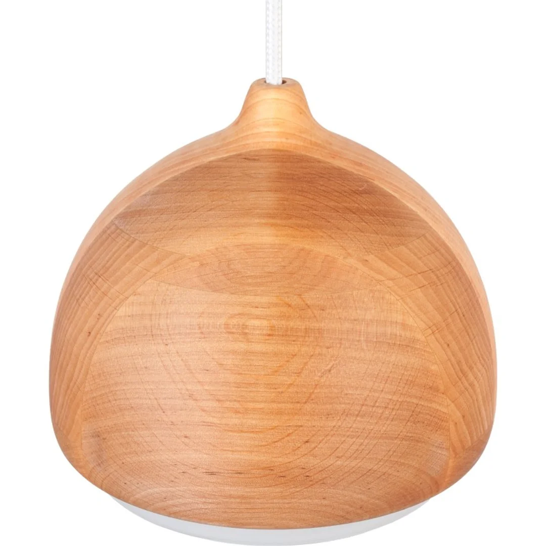 Lampa wisząca ACORN I olcha - biały przewód — zdjęcie 7