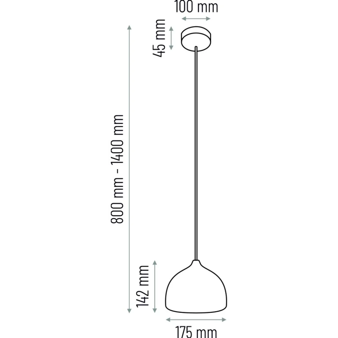 Lampa wisząca ACORN I olcha - biały przewód — zdjęcie 8
