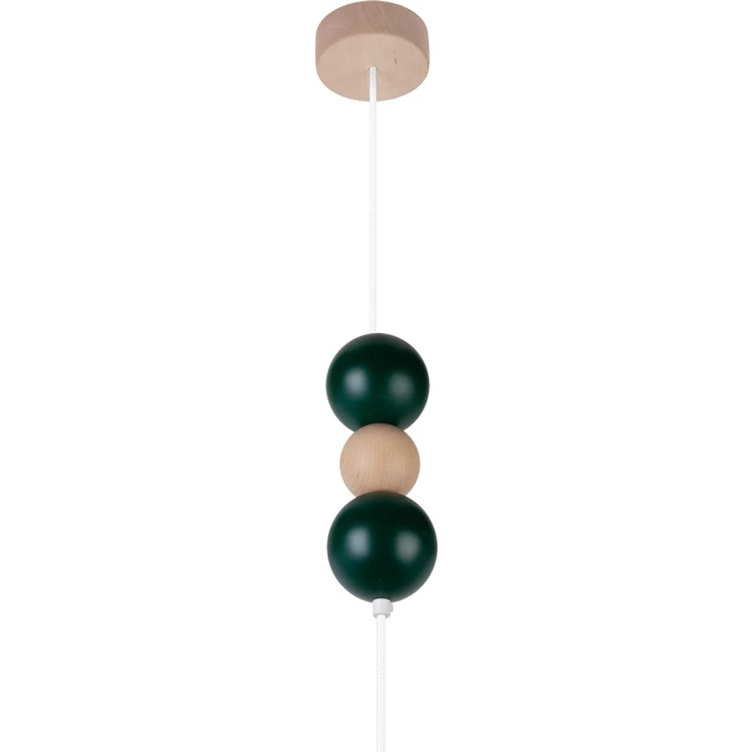 Lampa wisząca Bolla fi30 butelkowa zieleń — zdjęcie 5
