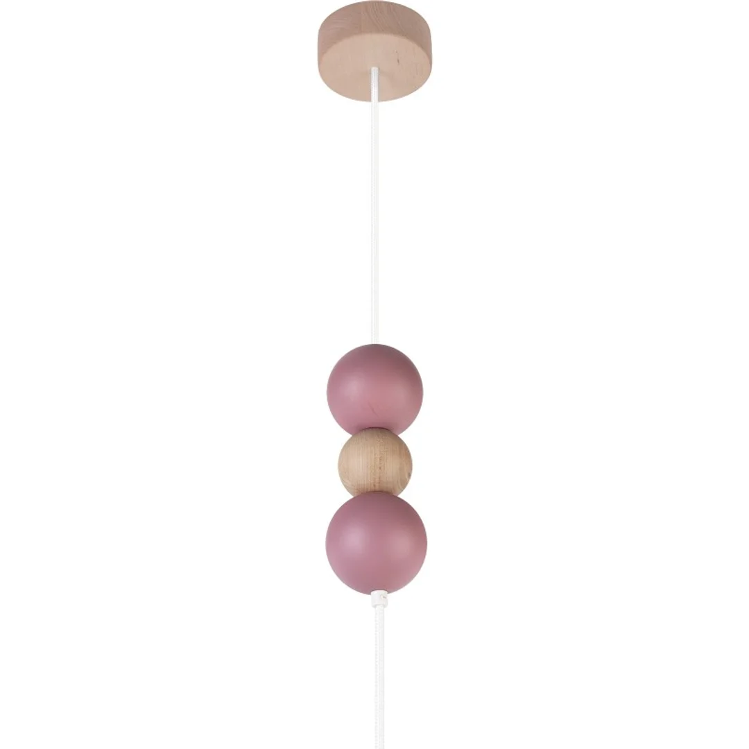 Lampa wisząca Bolla fi30 pudrowy róż — zdjęcie 4