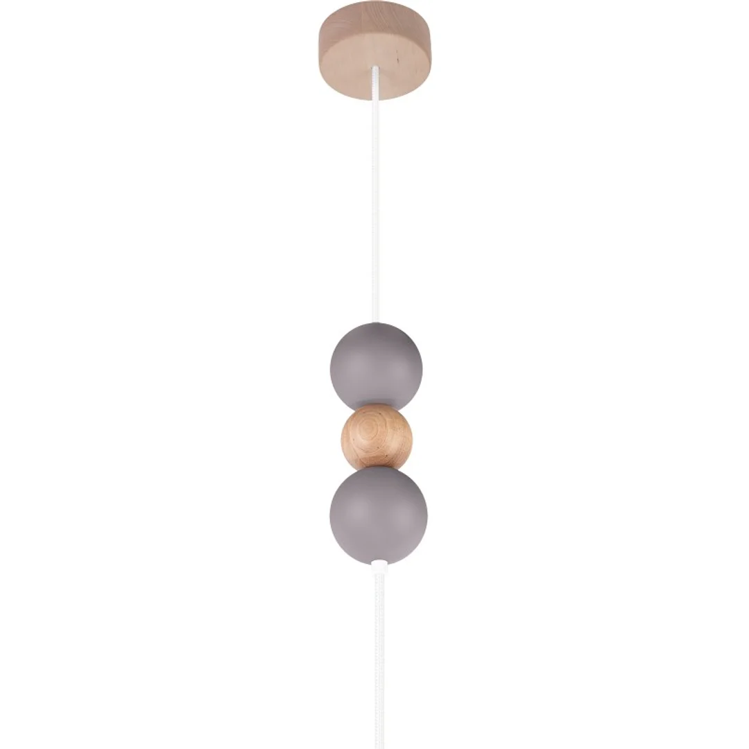 Lampa wisząca Bolla fi30 szara — zdjęcie 4