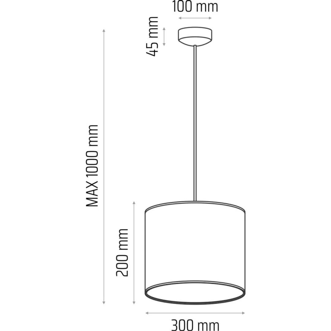 Lampa wisząca CLASSIC fi 30 szara — zdjęcie 5