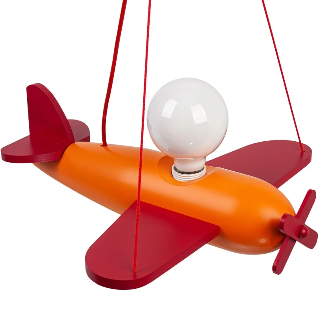 Lampa wisząca Clipper czerwono-pomarańczowy — zdjęcie 2