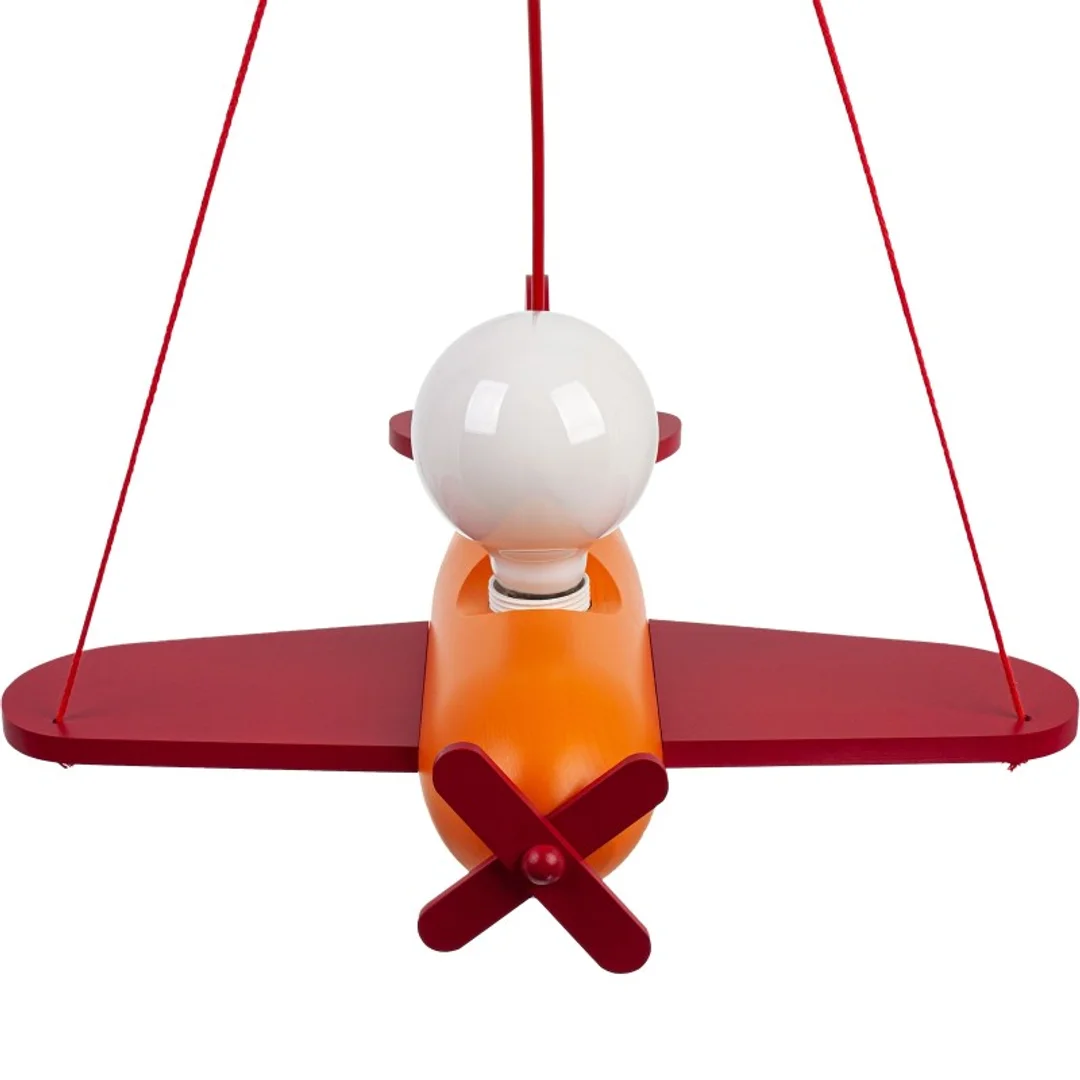 Lampa wisząca Clipper czerwono-pomarańczowy — zdjęcie 4