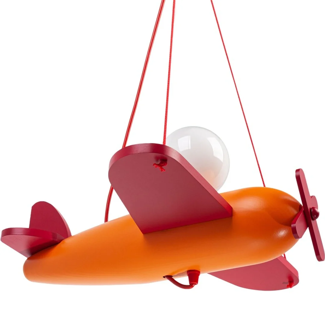 Lampa wisząca Clipper czerwono-pomarańczowy — zdjęcie 5