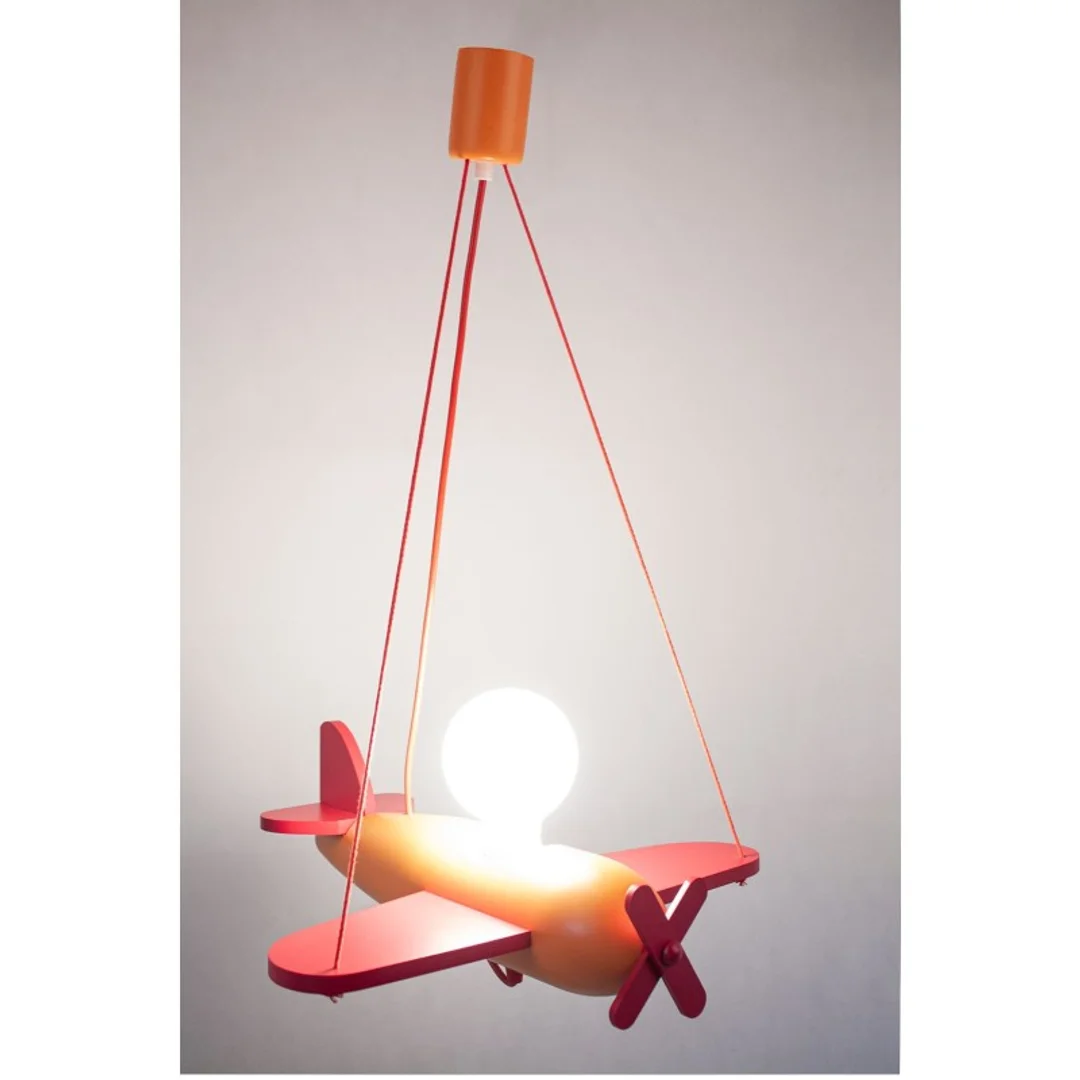 Lampa wisząca Clipper czerwono-pomarańczowy — zdjęcie 6