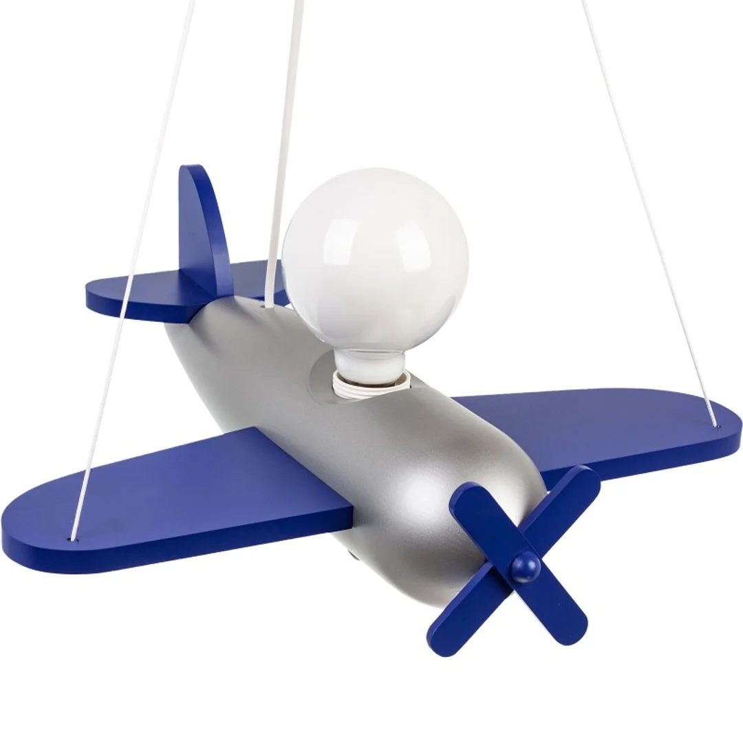 Lampa wisząca Clipper granatowo-srebrny — zdjęcie 3