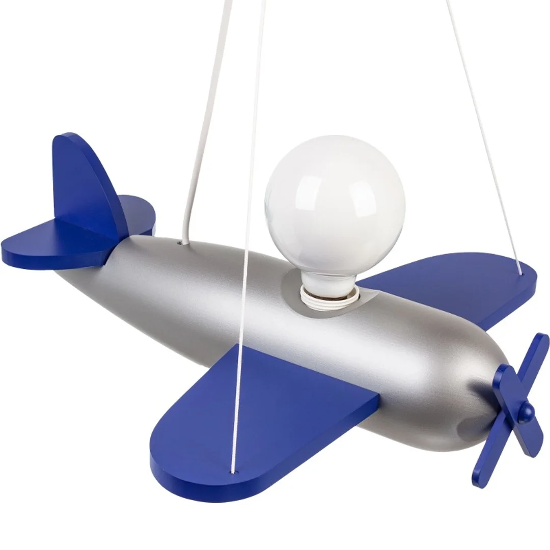 Lampa wisząca Clipper granatowo-srebrny — zdjęcie 4