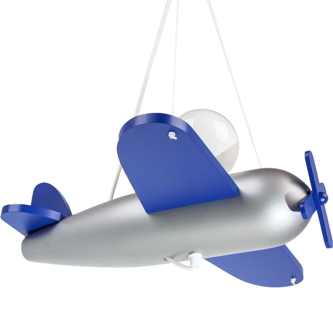 Lampa wisząca Clipper granatowo-srebrny — zdjęcie 5