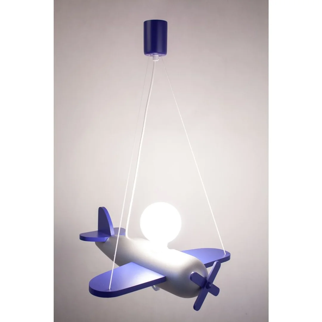 Lampa wisząca Clipper granatowo-srebrny — zdjęcie 7