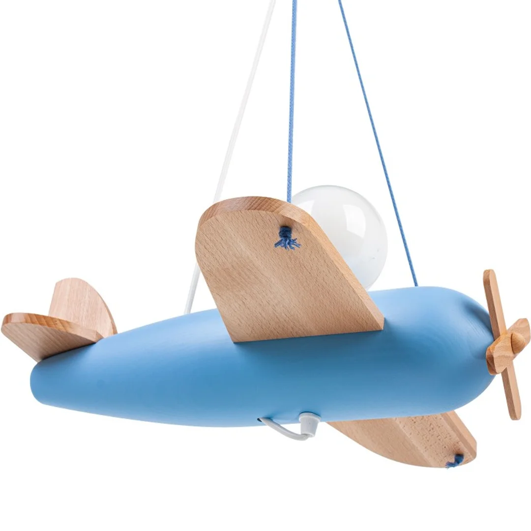 Lampa wisząca Clipper naturalno-błękitny — zdjęcie 5