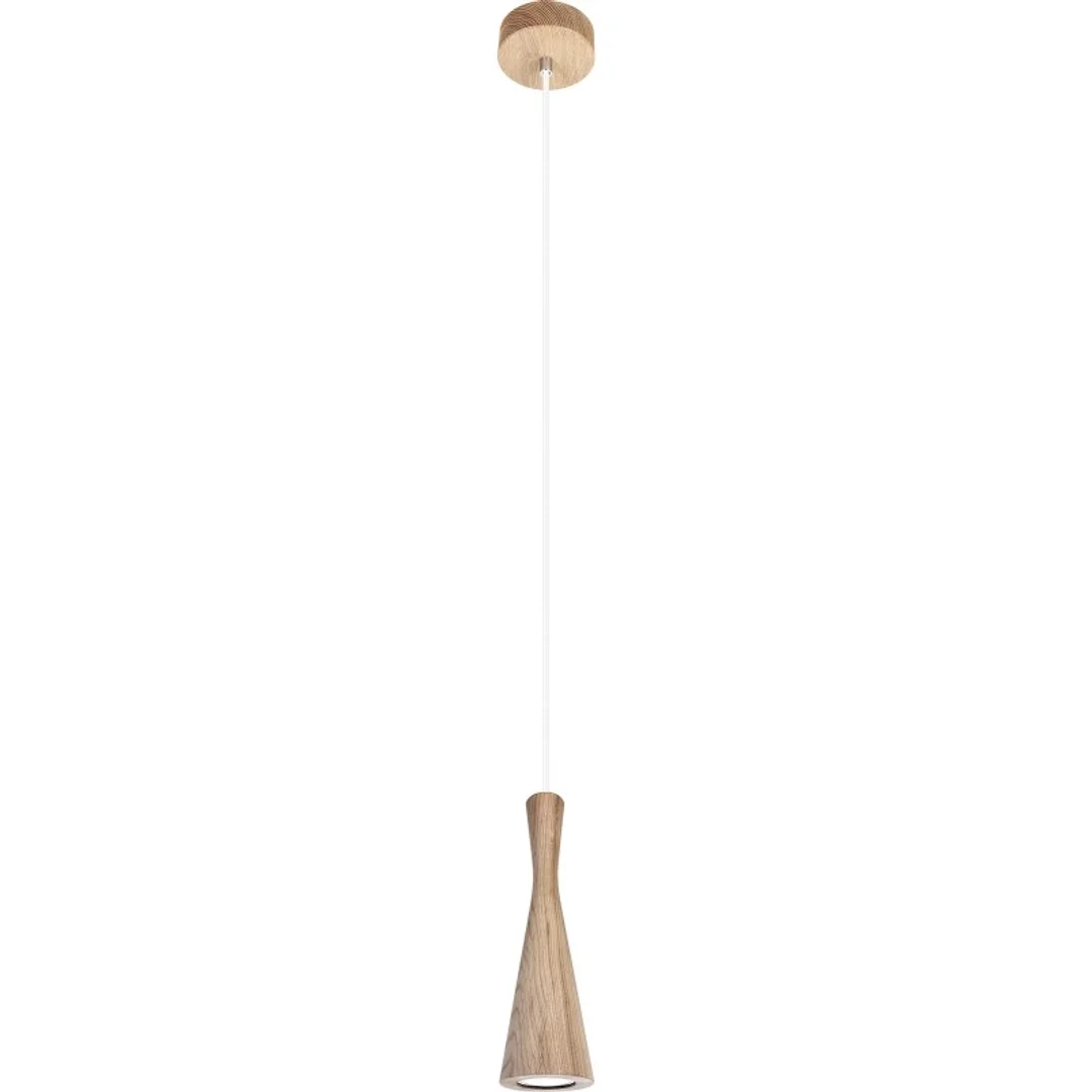 Lampa wisząca dąb Vegas 1pł - biały — zdjęcie 4