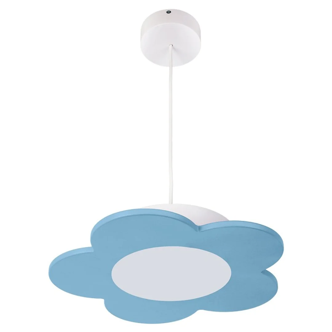 Lampa wisząca Fiore LED błękit — zdjęcie 3