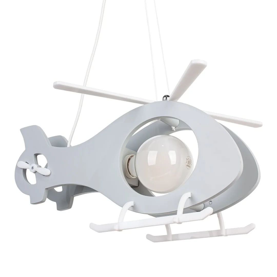 Lampa wisząca Helikopter szary — zdjęcie 2