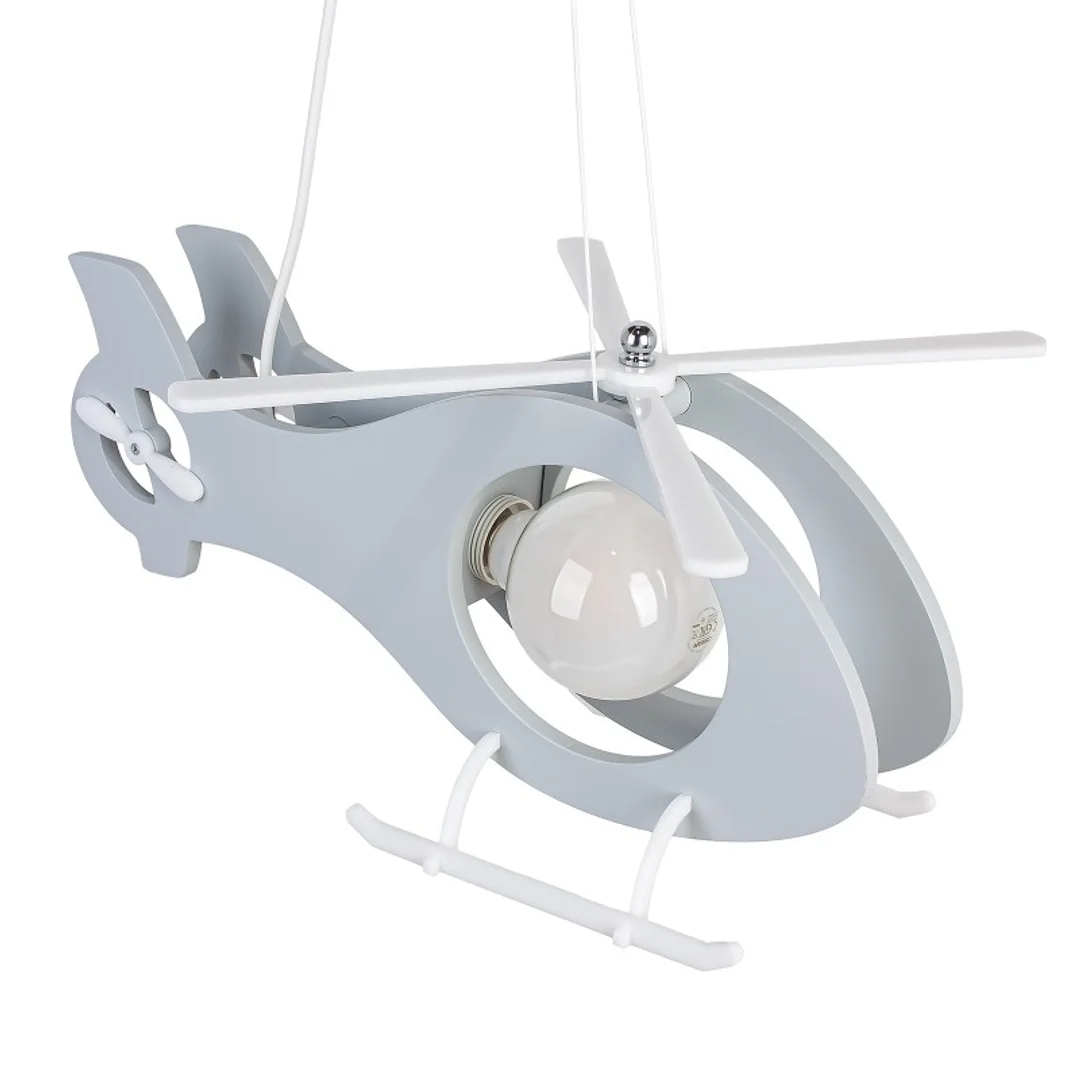 Lampa wisząca Helikopter szary — zdjęcie 3