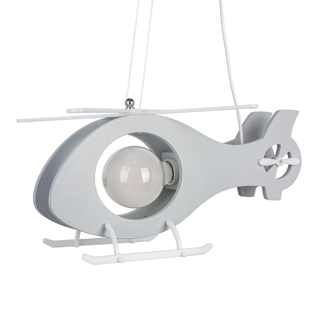Lampa wisząca Helikopter szary — zdjęcie 4
