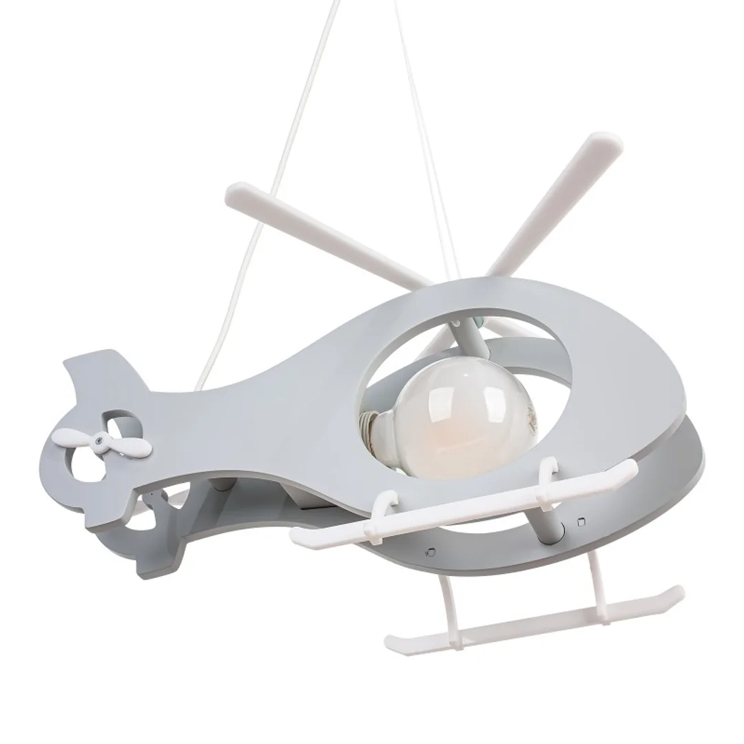 Lampa wisząca Helikopter szary — zdjęcie 5