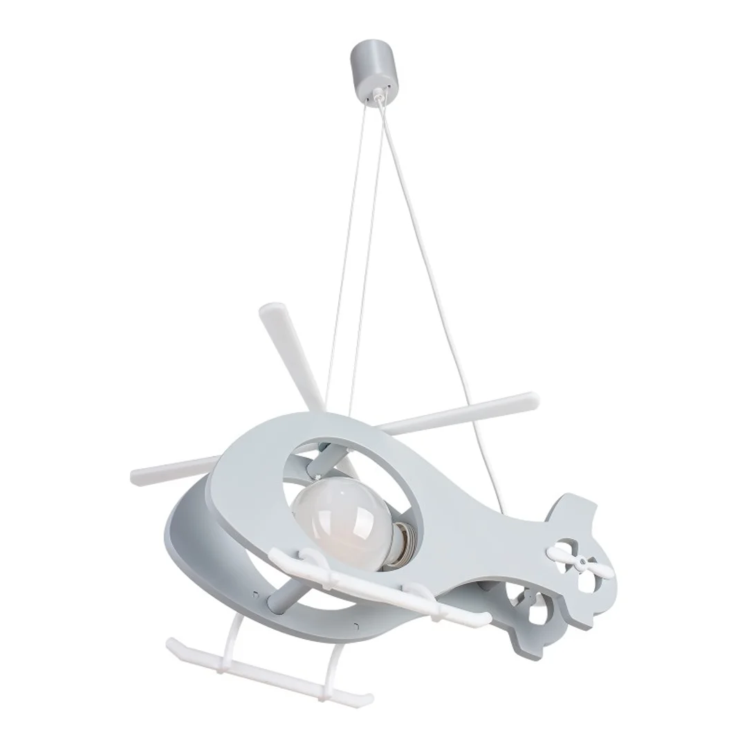 Lampa wisząca Helikopter szary — zdjęcie 6