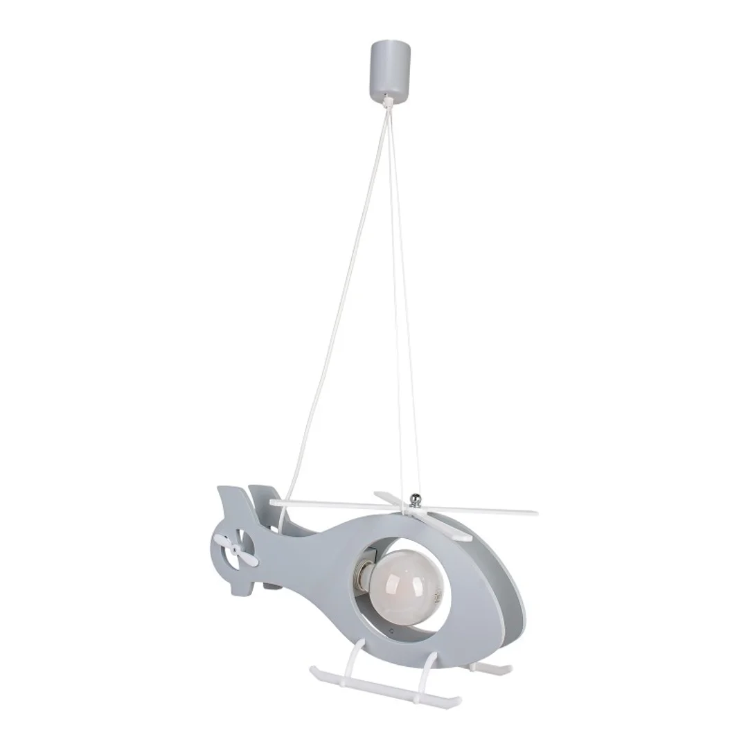 Lampa wisząca Helikopter szary — zdjęcie 7