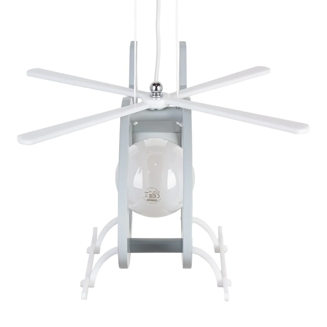 Lampa wisząca Helikopter szary — zdjęcie 8