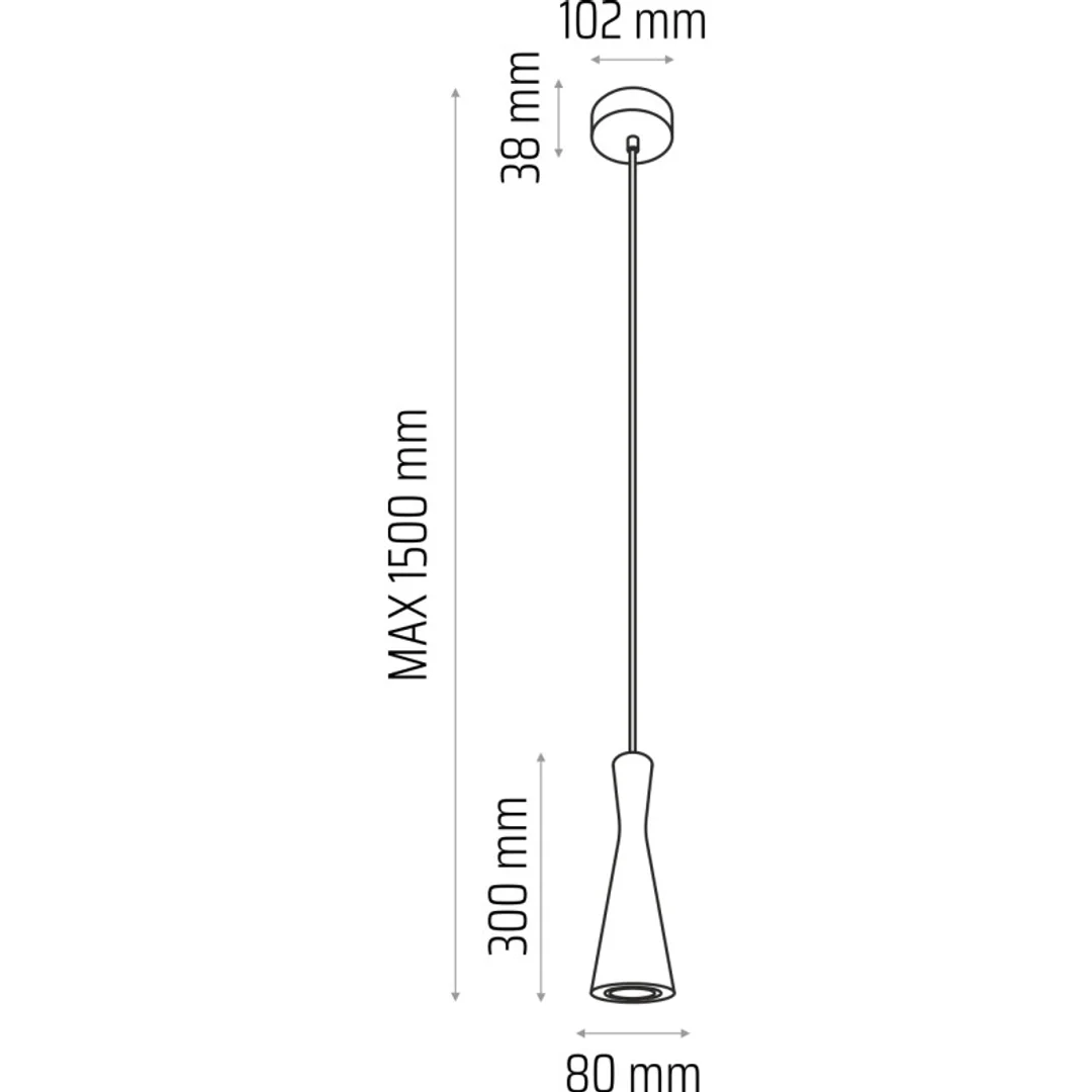 Lampa wisząca olcha Vegas - biały — zdjęcie 2