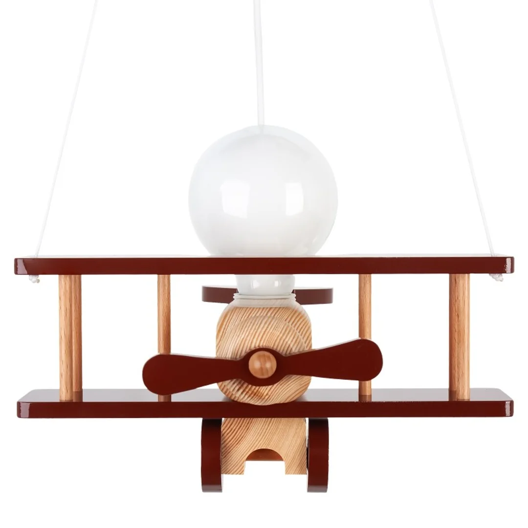 Lampa wisząca Samolot mały - naturalno-brązowy — zdjęcie 5