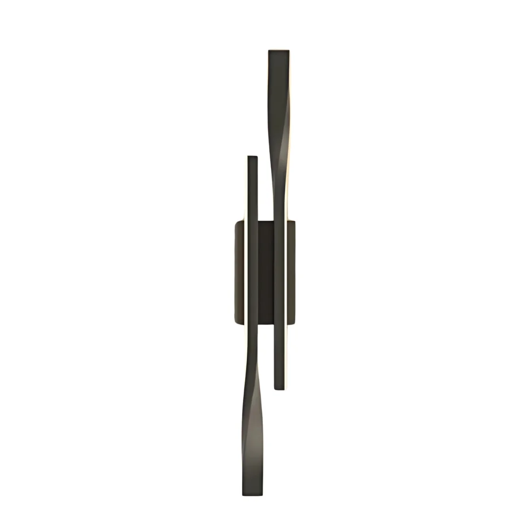 Kinkiet LED Abigali Vargo 12W nowoczesny 42cm czarny