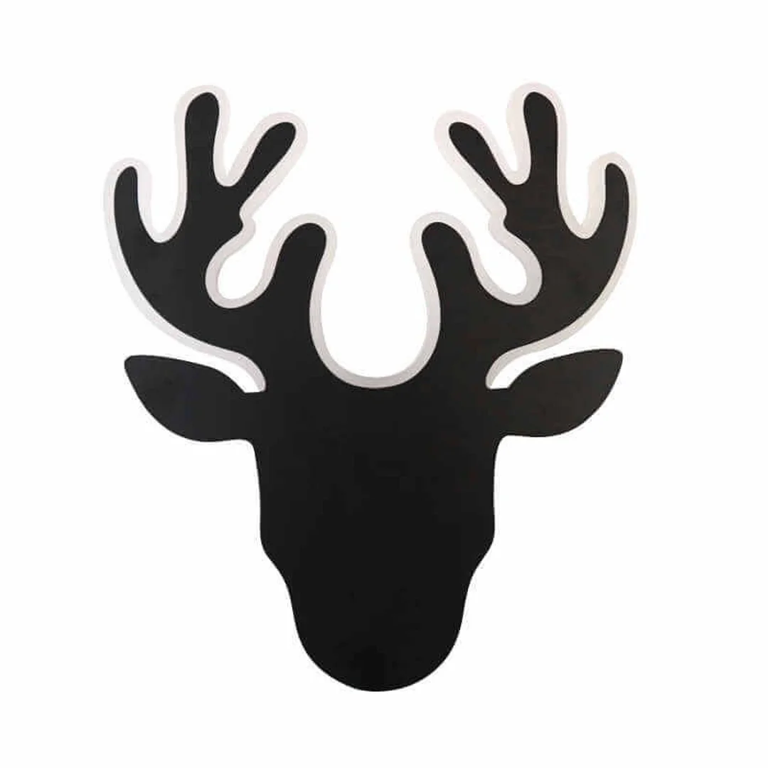 Kinkiet LED Jeleń Abigali Deer 2 Czarny