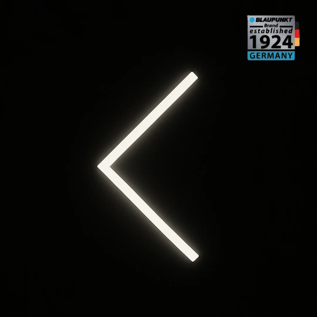 Lampa LED Hexagon Blaupunkt 19,2W panel sufitowy led 4000K CRI90 w kształcie strzałki