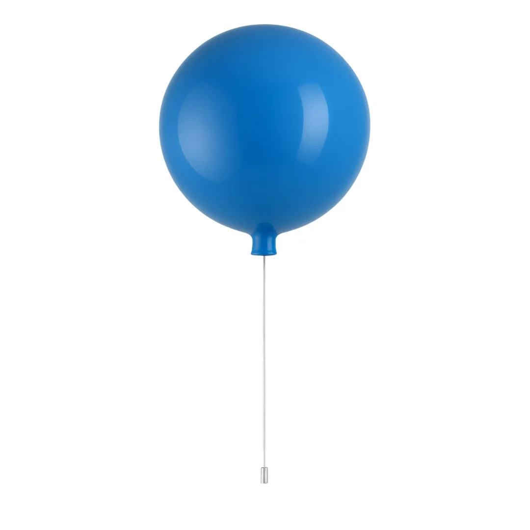 Lampa wisząca Abigali Baloon E27 do pokoju dziecięcego 20cm niebieski