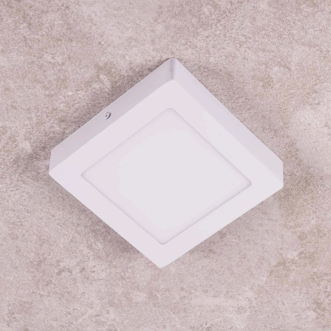 Plafon LED Greenie SOLID kwadratowy metalowy 170x170 12W WW