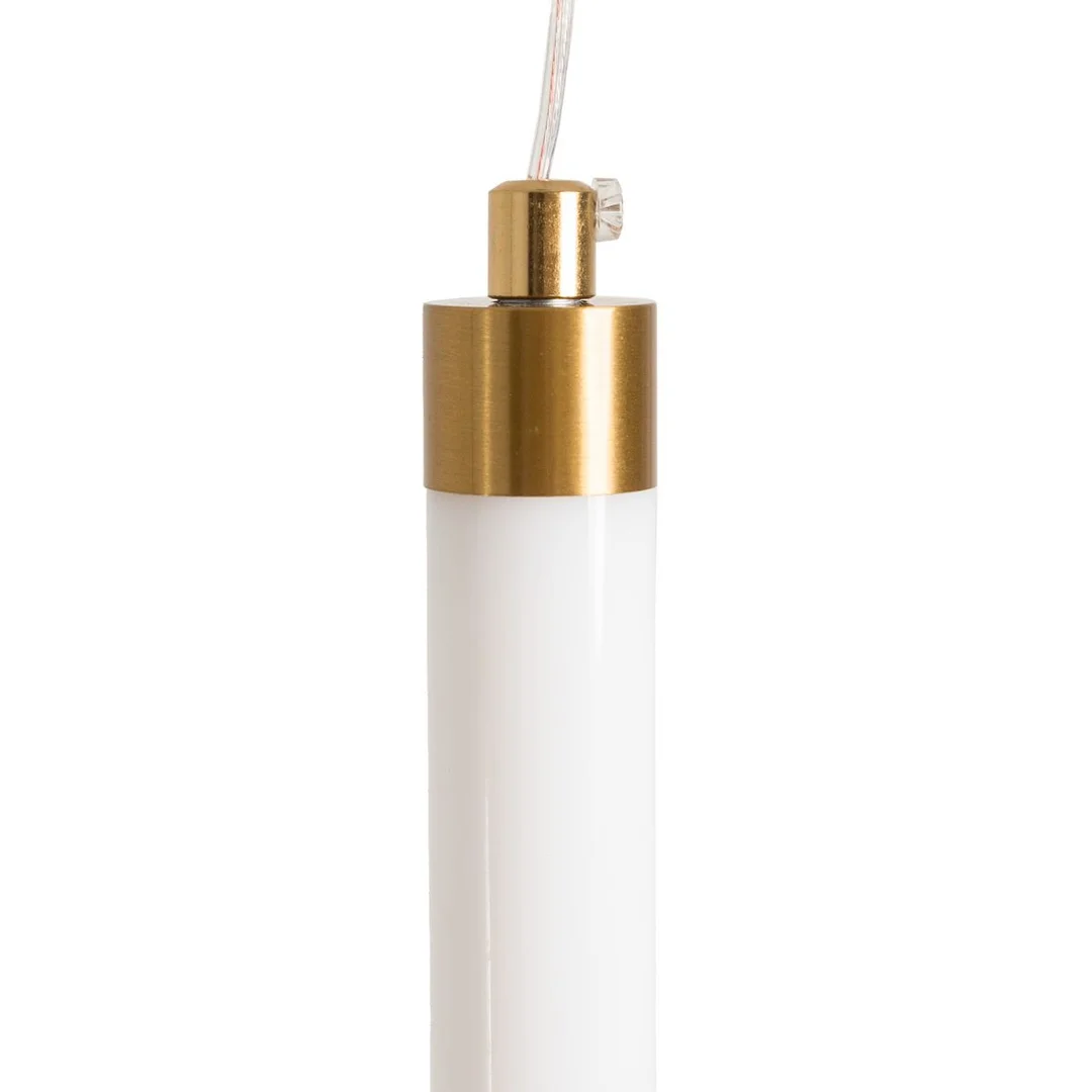 Glamour Lampa wisząca Abigali Cilinder 2 WW 16W, złoty — zdjęcie 7