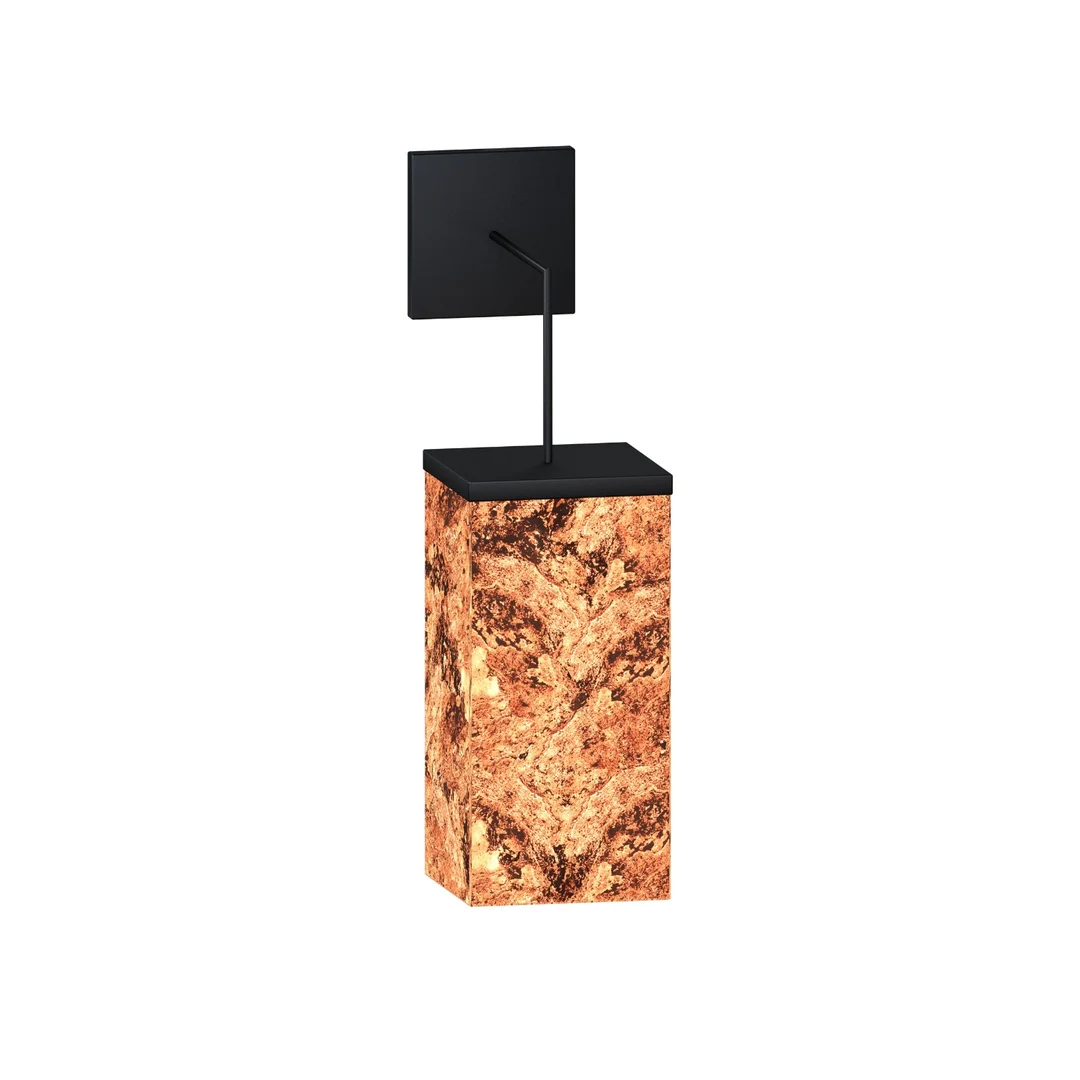 Kinkiet Abigali 6617 Marble Stone 606R 7W 3000K 8 x 8 x 20 cm — zdjęcie 2