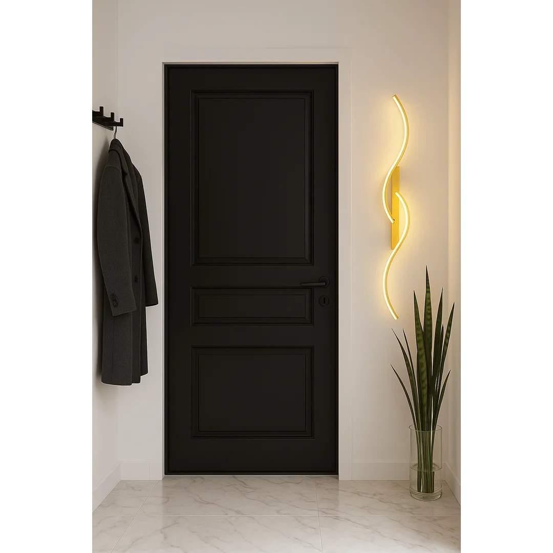 Kinkiet LED Abigali Persi 16W 60 cm złoty — zdjęcie 4