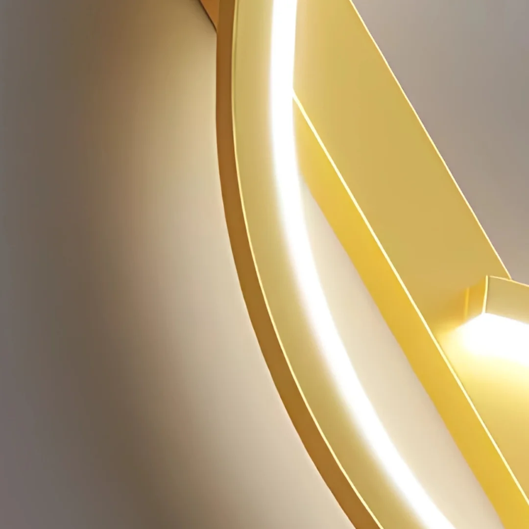 Kinkiet LED Abigali Persi 16W 60 cm złoty — zdjęcie 6