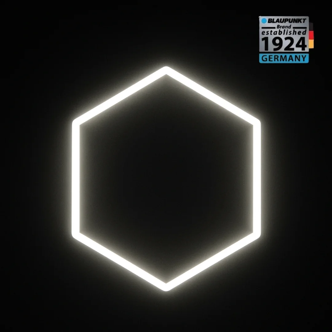 Lampa LED Hexagon Blaupunkt 58W geometryczny panel sufitowy led 4000K CRI90 w kształcie plastra miodu — zdjęcie 2