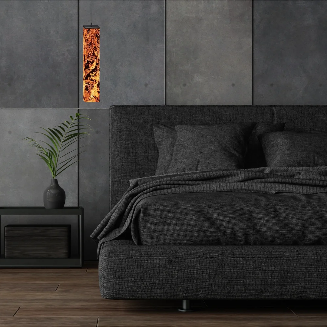 Lampa wisząca Abigali 6614 Marble Stone 606R 25W 3000K 6 x 6 x 50 cm — zdjęcie 5