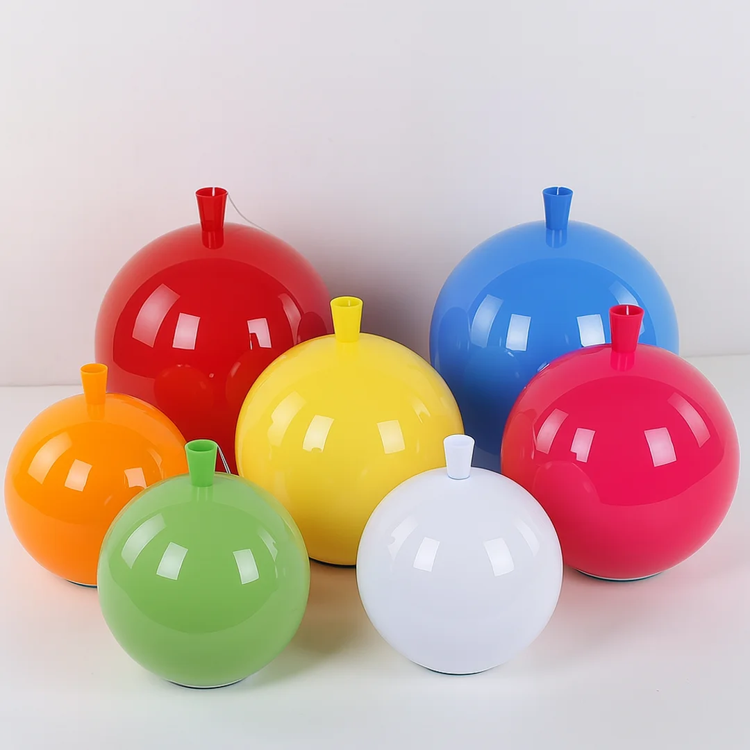 Lampa wisząca Abigali Baloon E27 do pokoju dziecięcego 20cm czerwony — zdjęcie 4